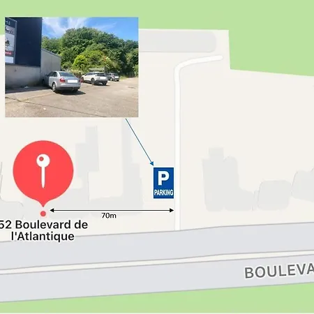 Duplex Parapluies De Netflix Parking Apartamento Cherbourg-en-Cotentin